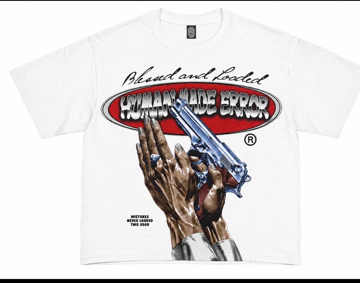 Blessed & Loaded: Human Made Error whte